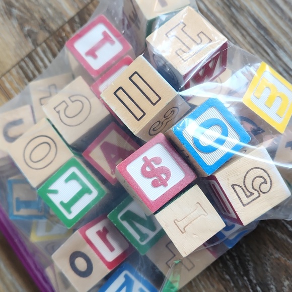 Wooden Alphabet Number Blocks Child Wrench Set Plastic Toys - Picture 4 of 7